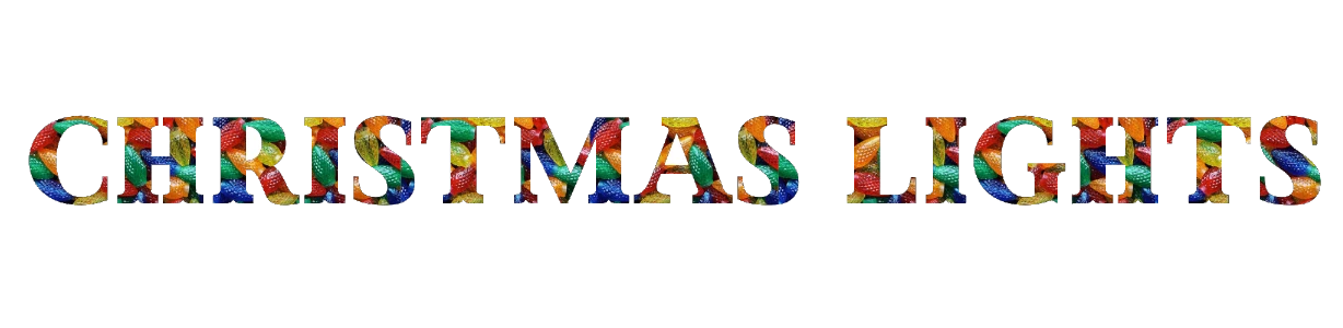 Christmas Lights — Nightingale’s original colorful bulb lettering