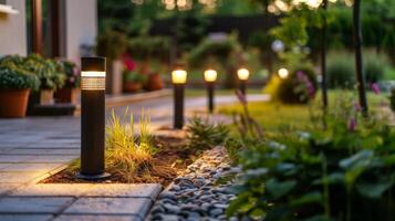 Garden Night Path